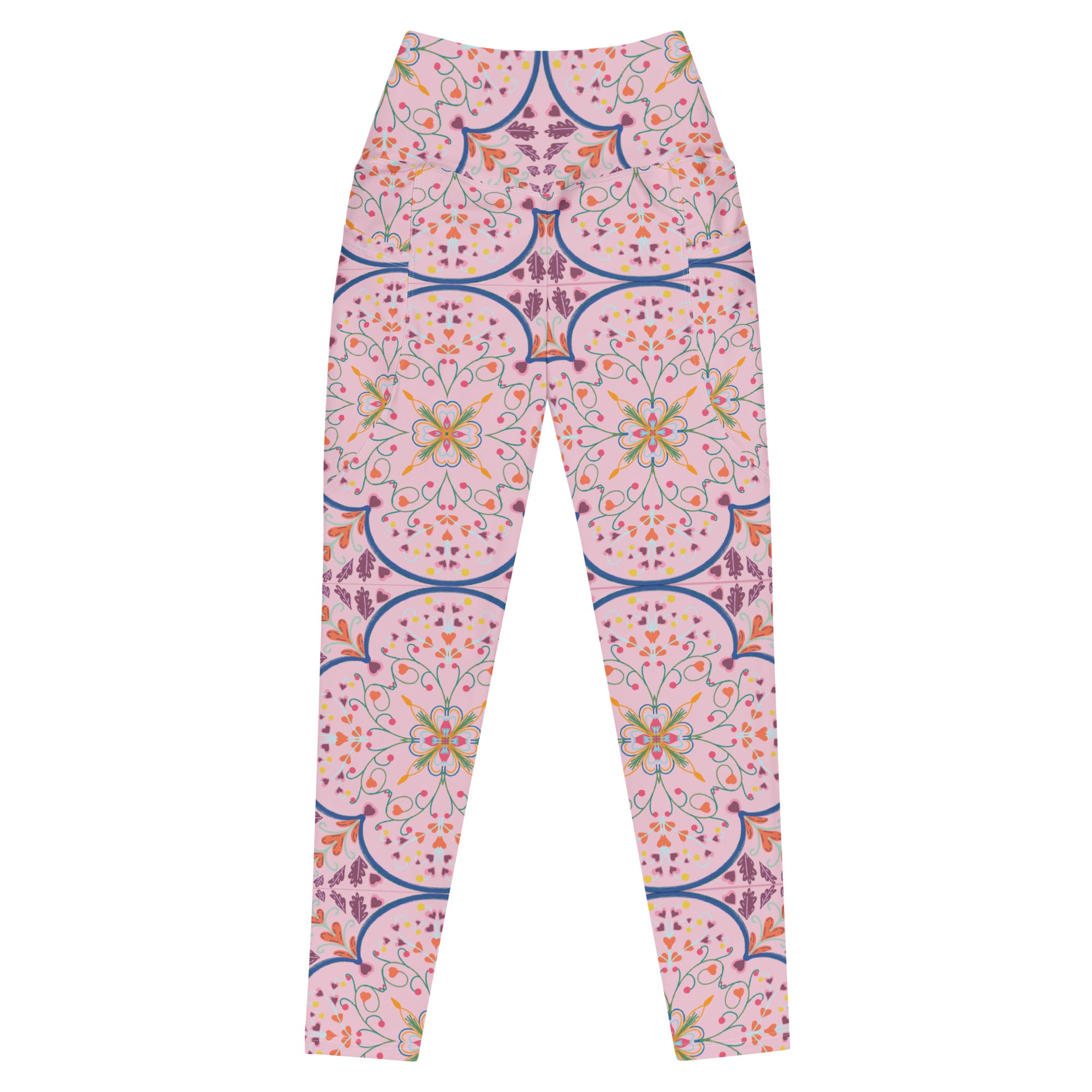 Mandala Heart | Eco-Friendly | Leggings | TeeandTurtle | Sustainable