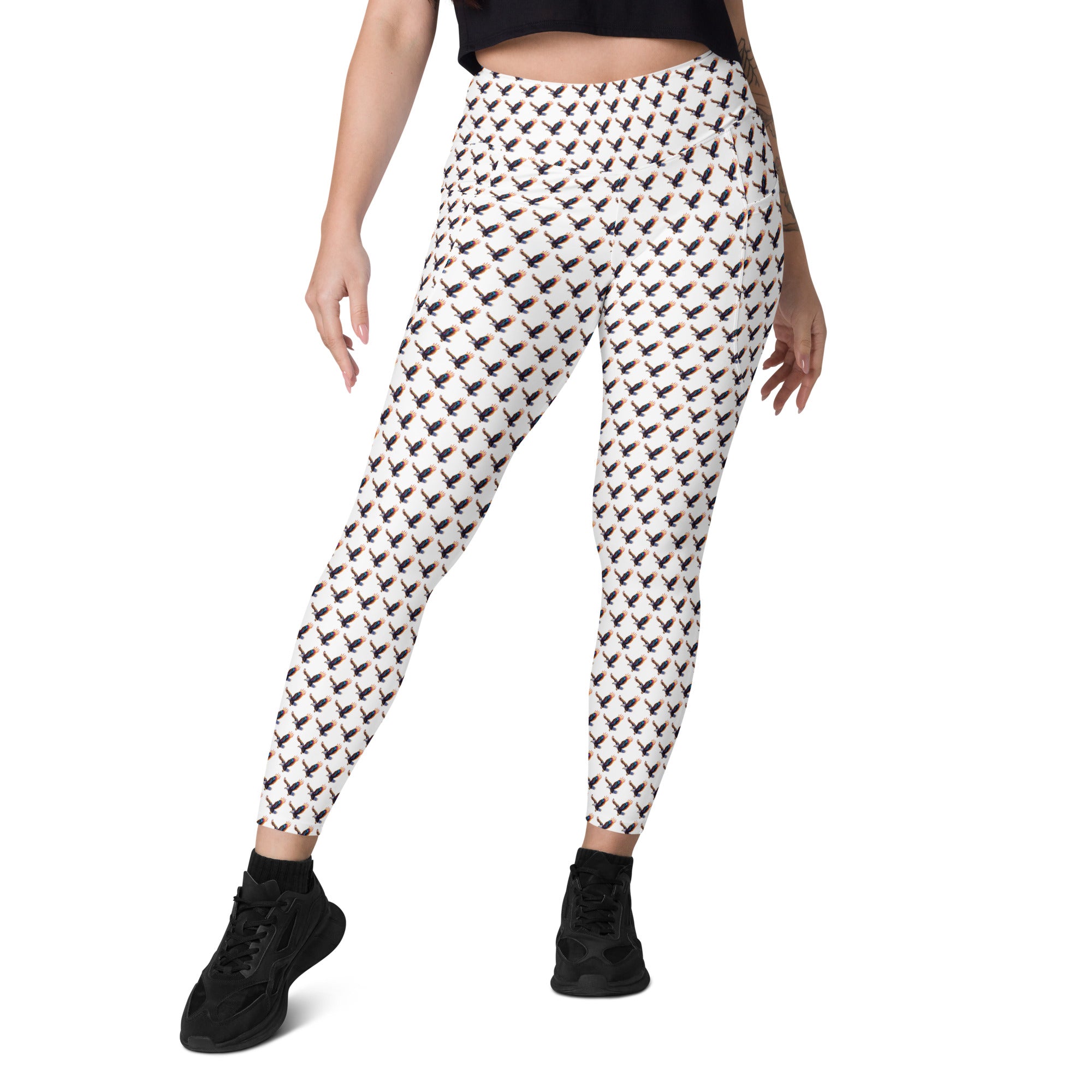 Rainbow Falcon | Eco-Friendly | Leggings | TeeandTurtle | Sustainable