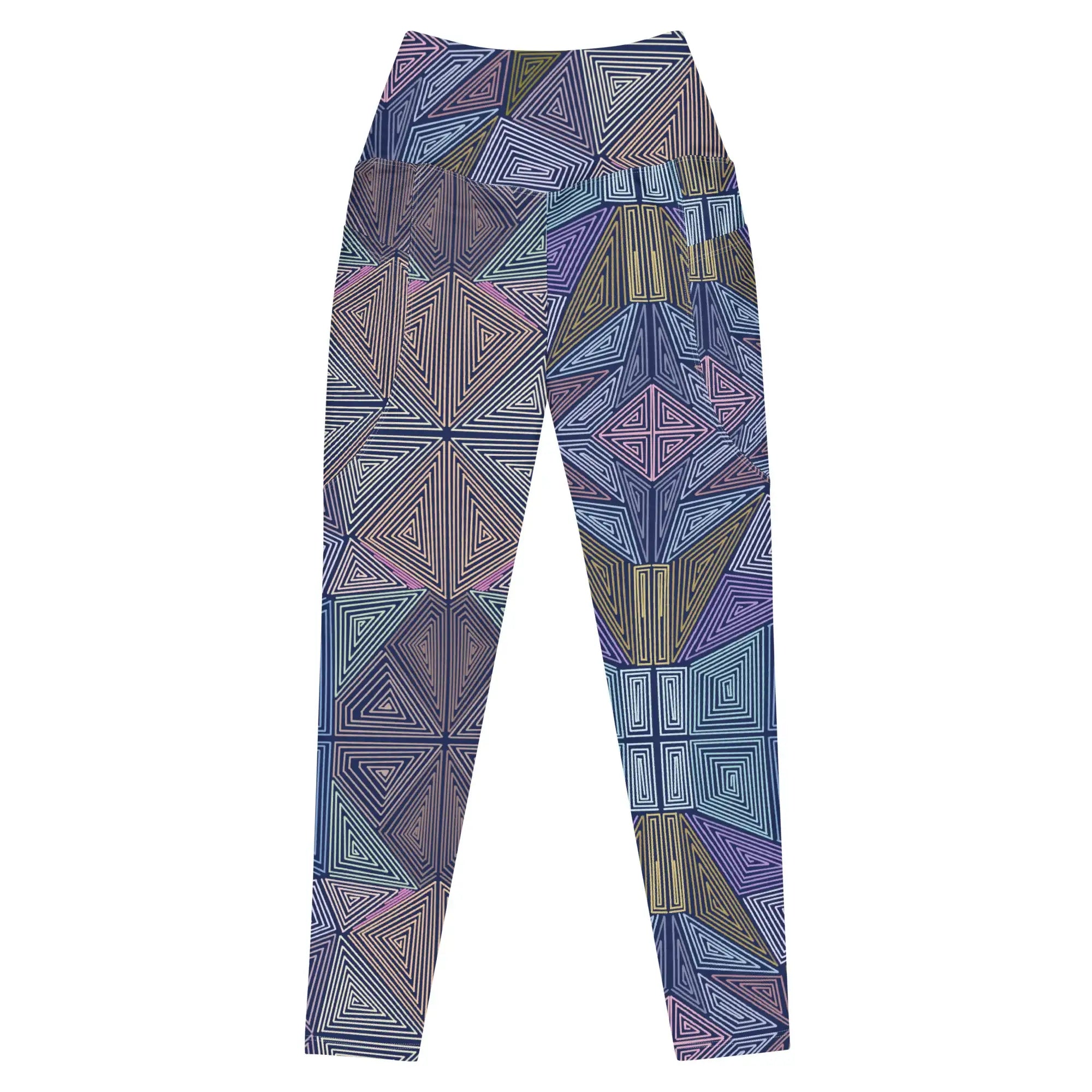 Dizzy Block | Eco-Friendly | Leggings | TeeandTurtle | Sustainable