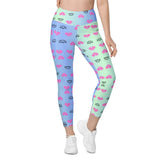 Lotus Gradiant | Eco-Friendly | Leggings | TeeandTurtle | Sustainable