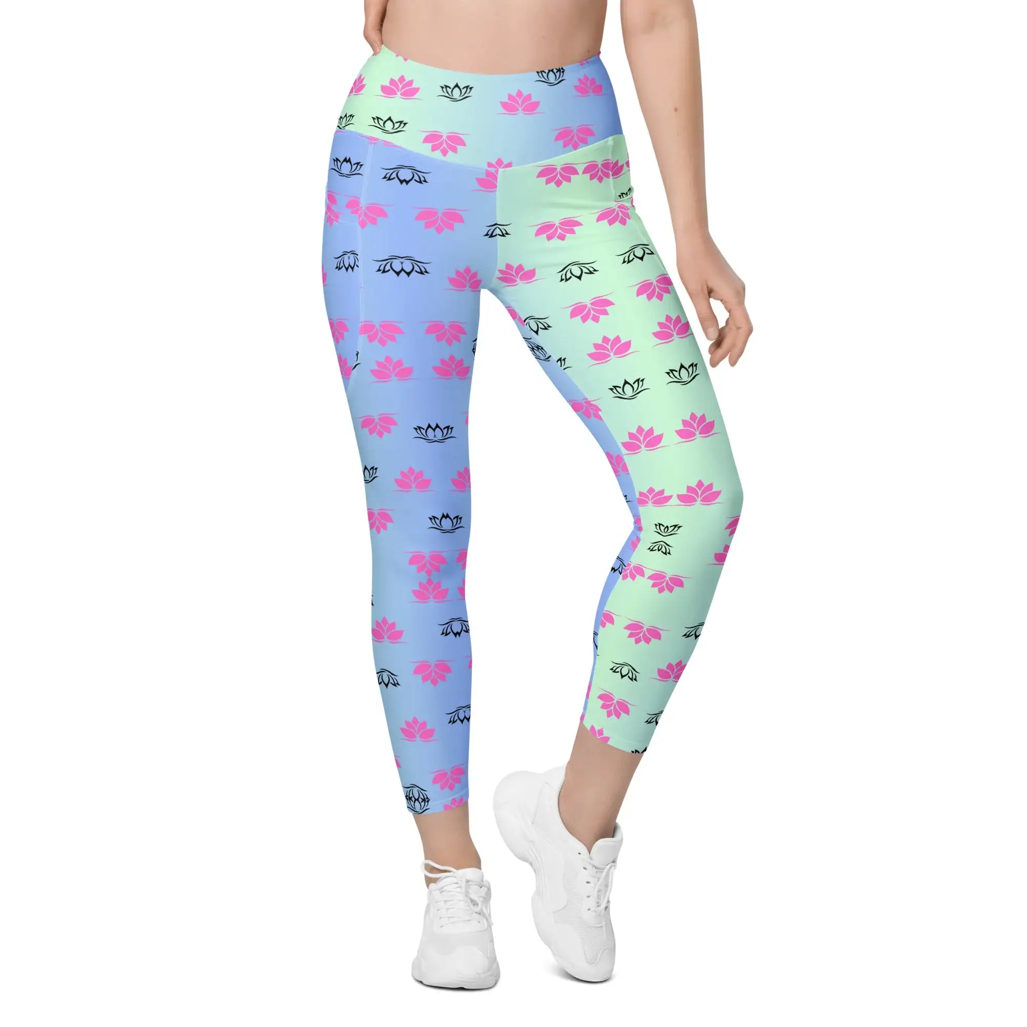 Lotus Gradiant | Eco-Friendly | Leggings | TeeandTurtle | Sustainable