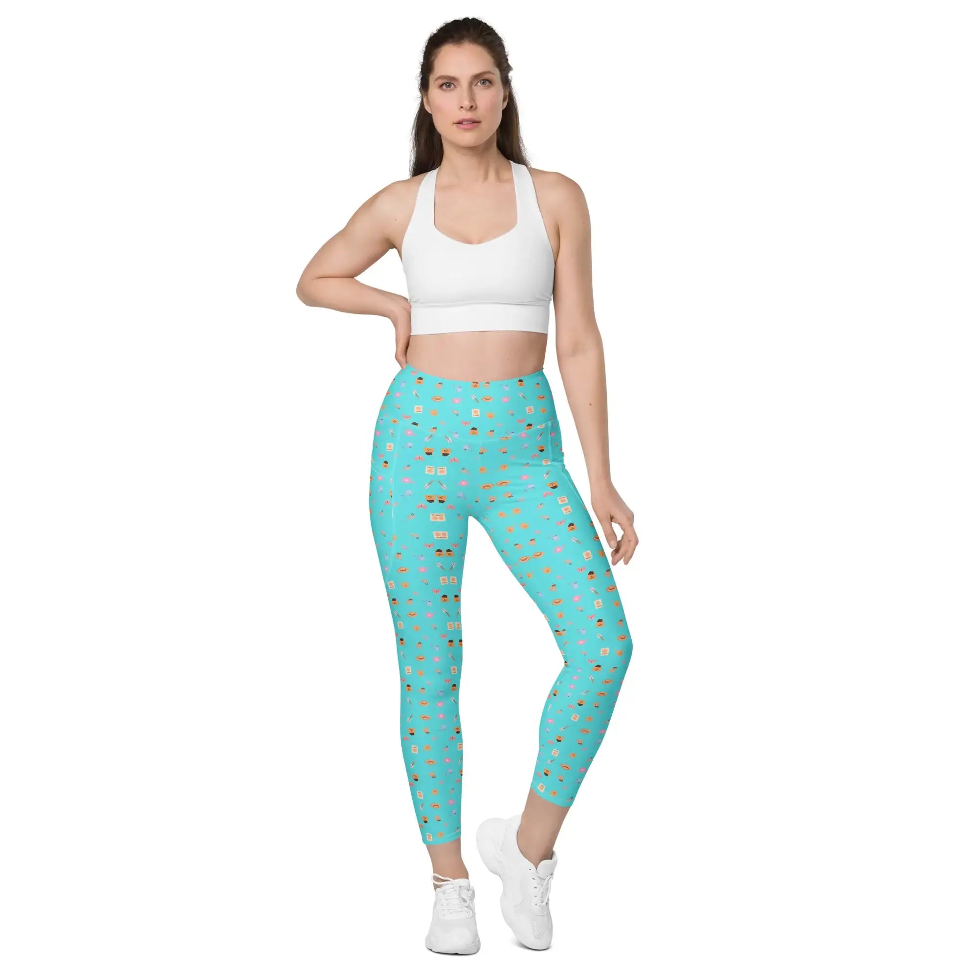 Blue Garden Tools | Eco-Friendly | Leggings | TeeandTurtle | Sustainable