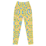 Glamour In Yellow | Eco-Friendly | Leggings | TeeandTurtle | Sustainable