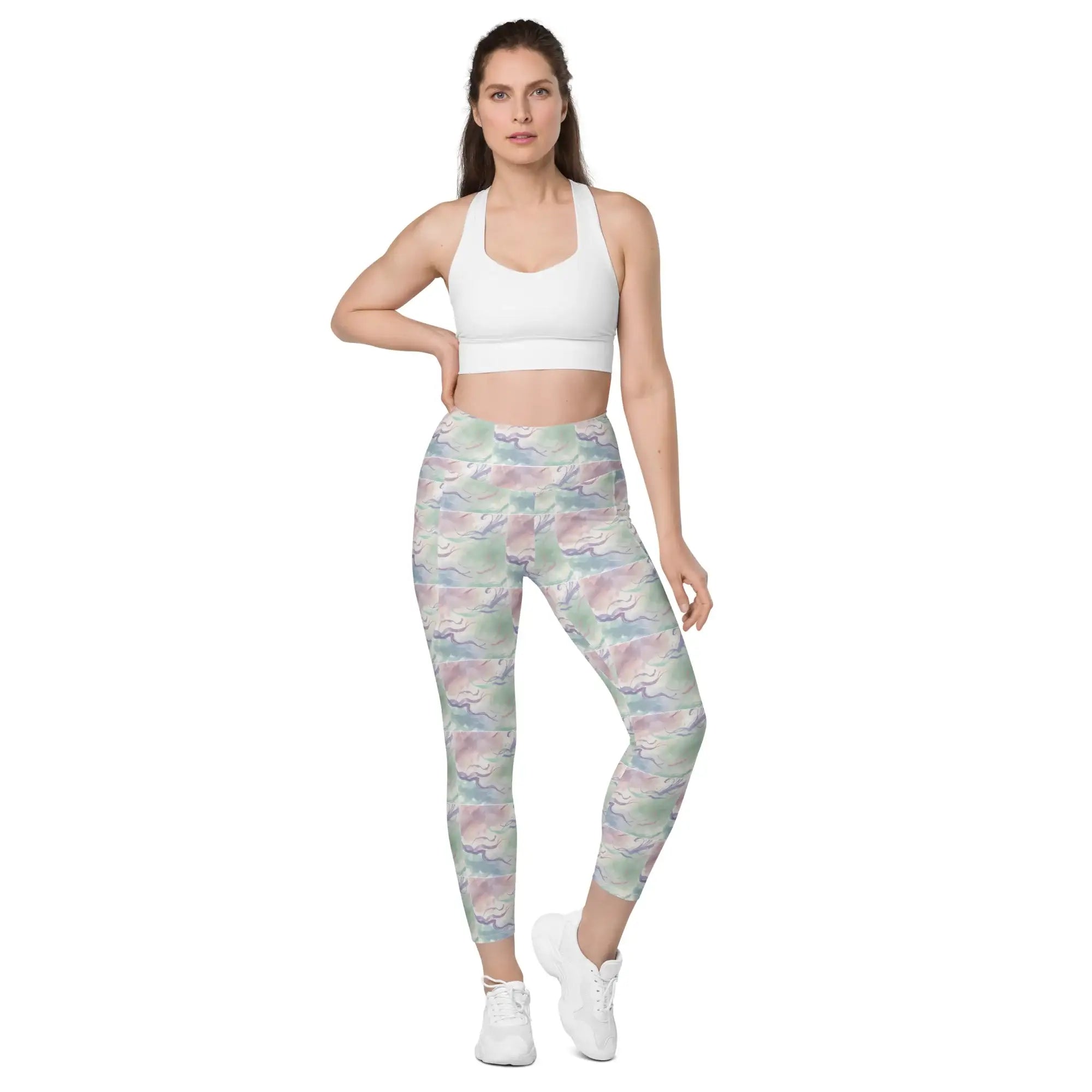 Pastel Strokes | Eco-Friendly | Leggings | TeeandTurtle | Sustainable