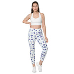 Blue Drops | Eco-Friendly | Leggings | TeeandTurtle | Sustainable