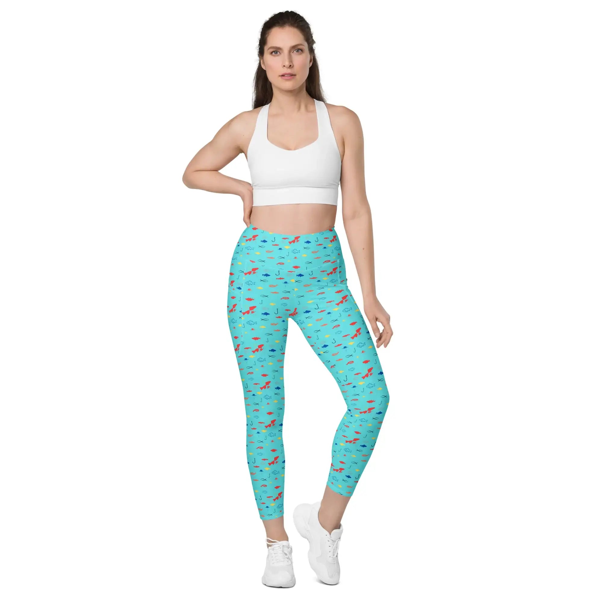 Fish Fiesta 2 | Eco-Friendly | Leggings | TeeandTurtle | Sustainable