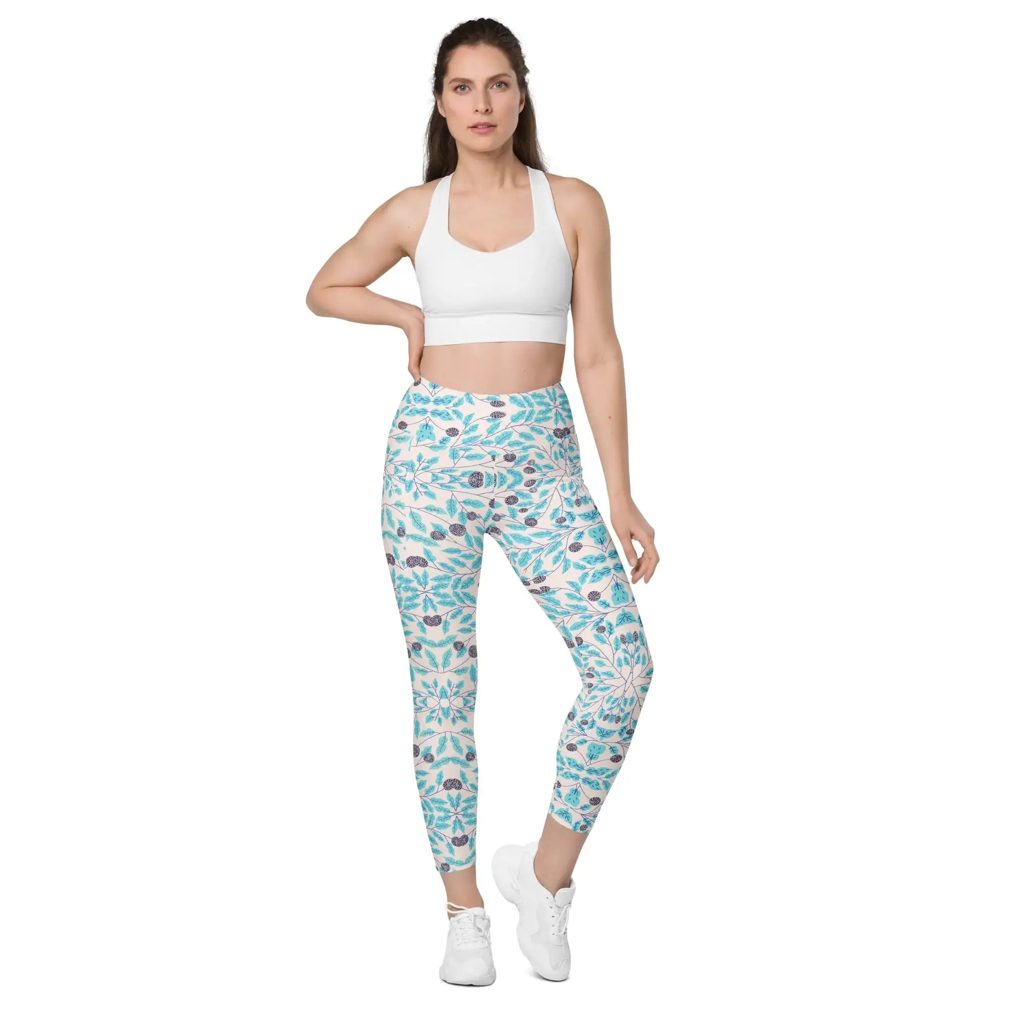 Winter Leaves | Eco-Friendly | Leggings | TeeandTurtle | Sustainable