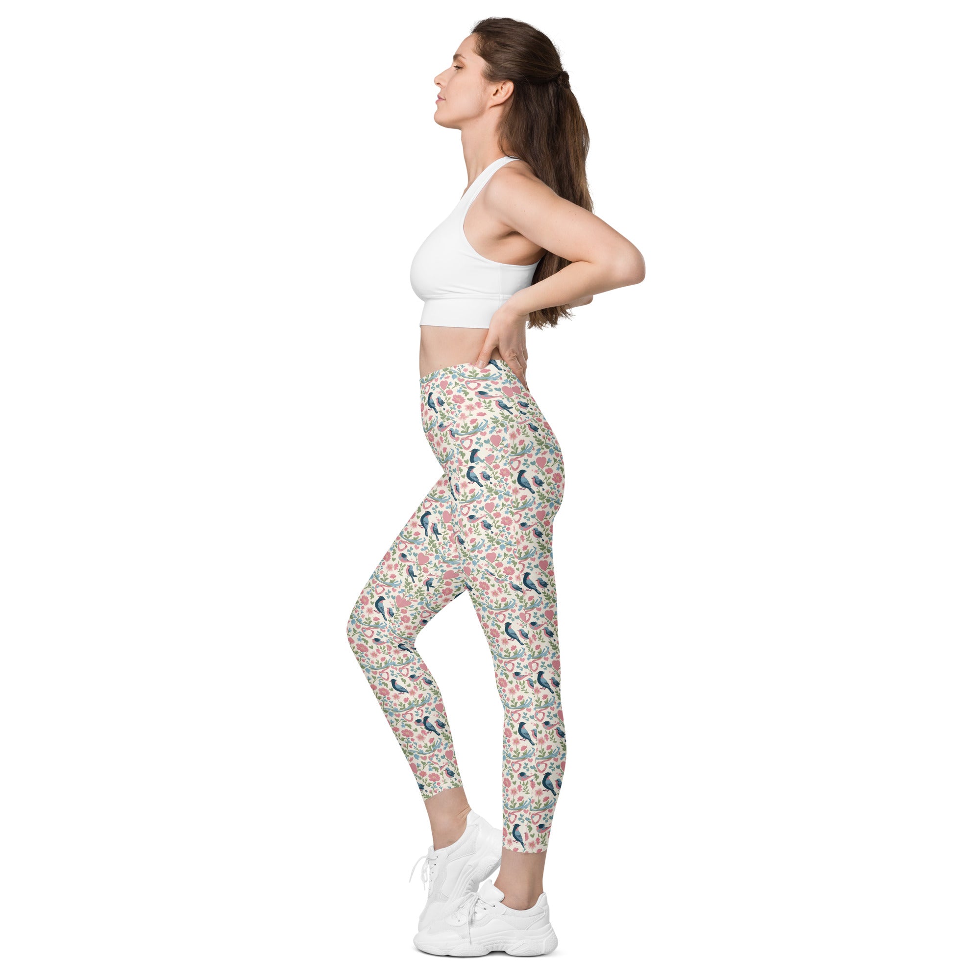 Birds Garden | Eco-Friendly | Leggings | TeeandTurtle | Sustainable