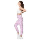 Pink Feather | Eco-Friendly | Leggings | TeeandTurtle | Sustainable