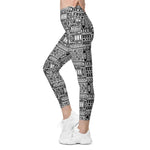 Black Aztek | Eco-Friendly | Leggings | TeeandTurtle | Sustainable