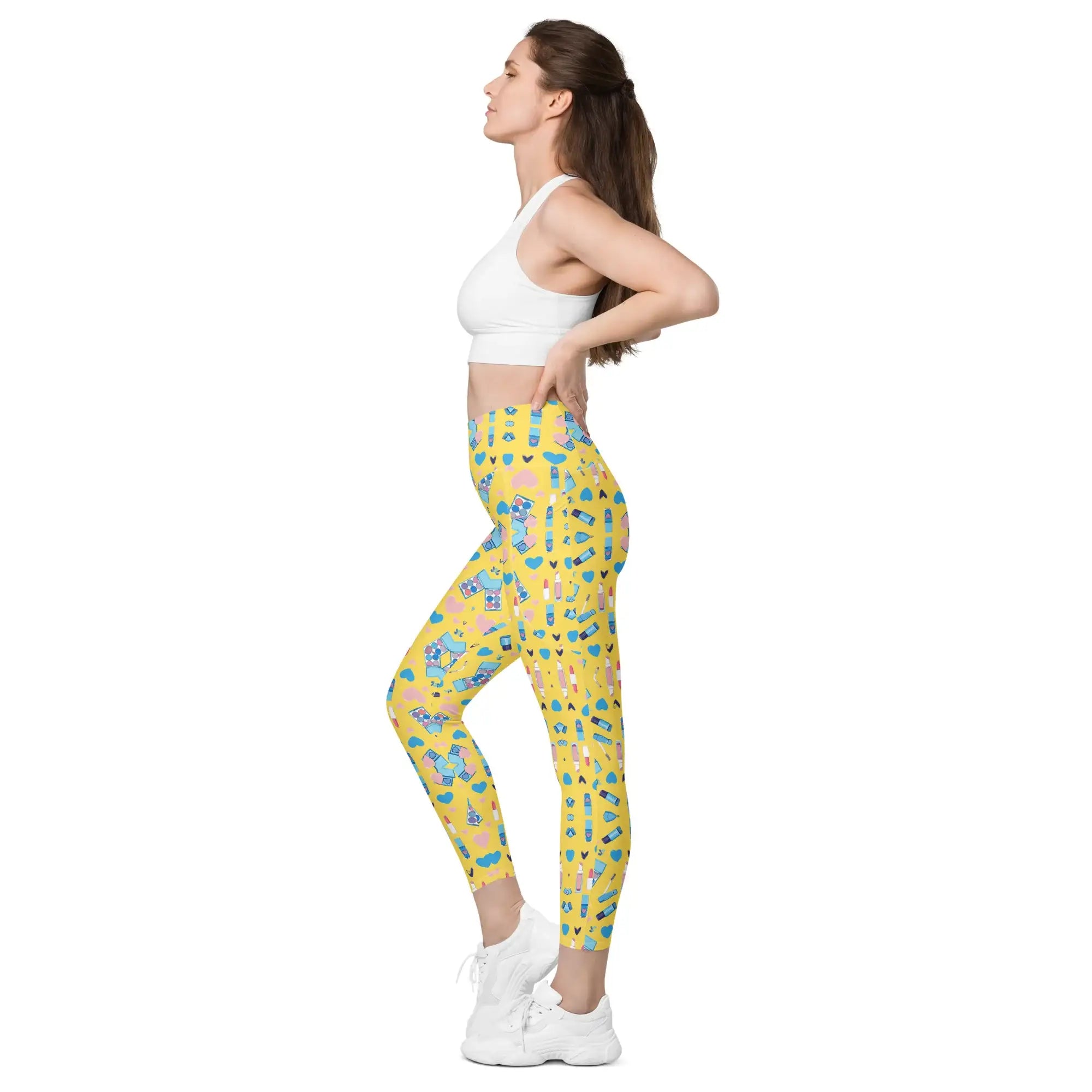 Glamour In Yellow | Eco-Friendly | Leggings | TeeandTurtle | Sustainable