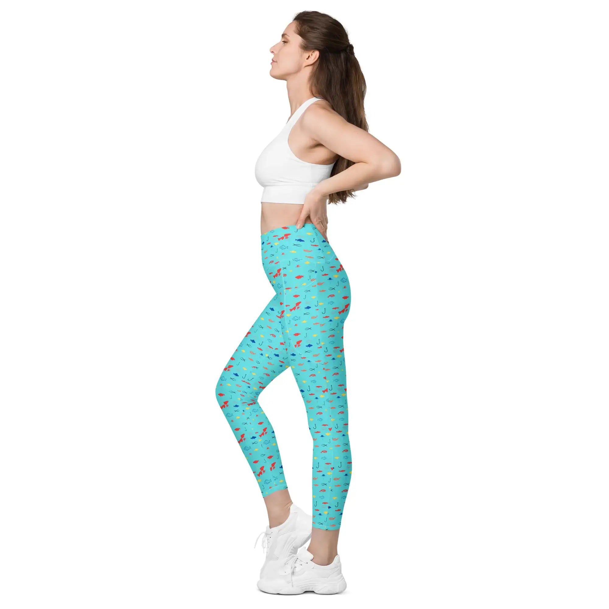 Fish Fiesta 2 | Eco-Friendly | Leggings | TeeandTurtle | Sustainable