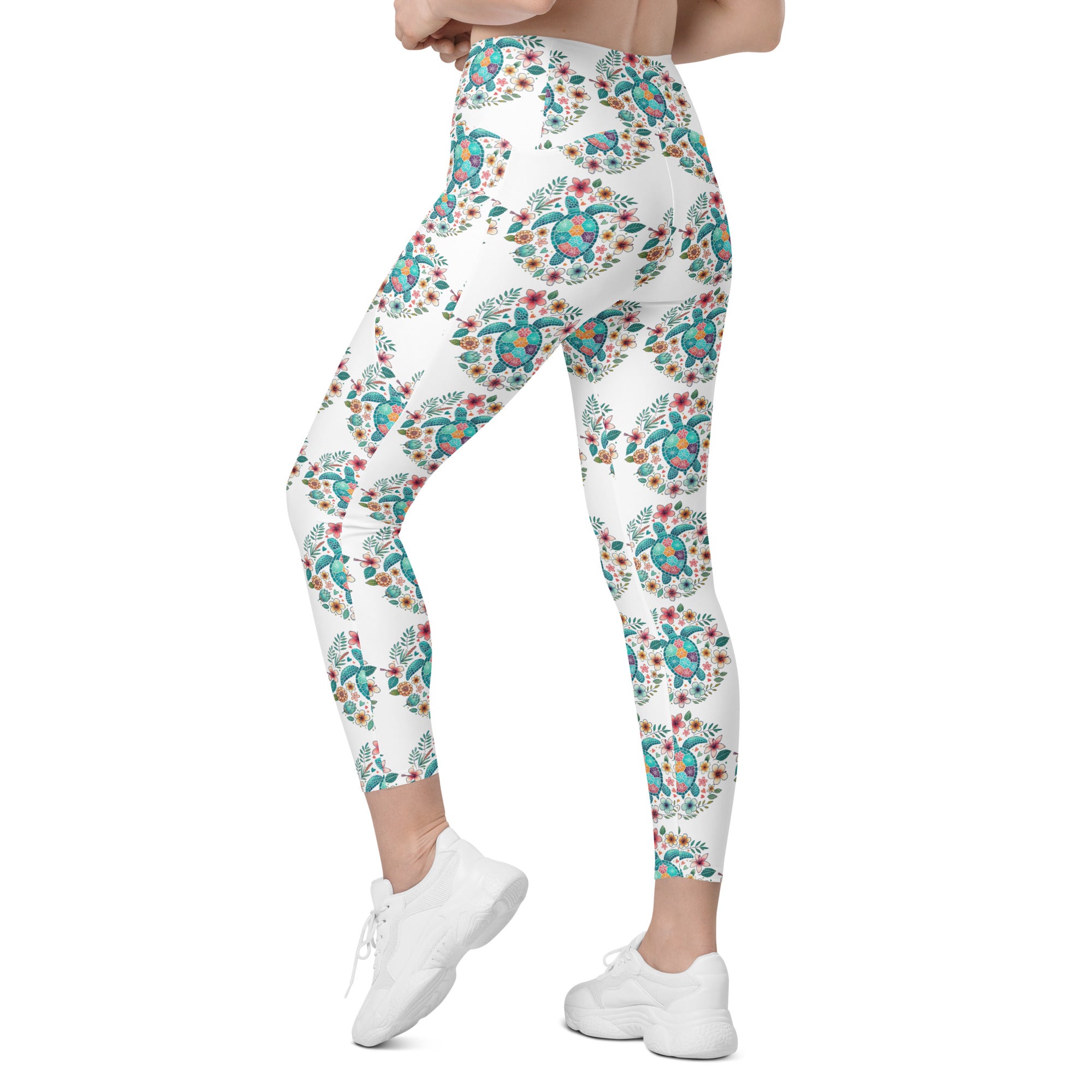 Sea Turtle | Eco-Friendly | Leggings | TeeandTurtle | Sustainable