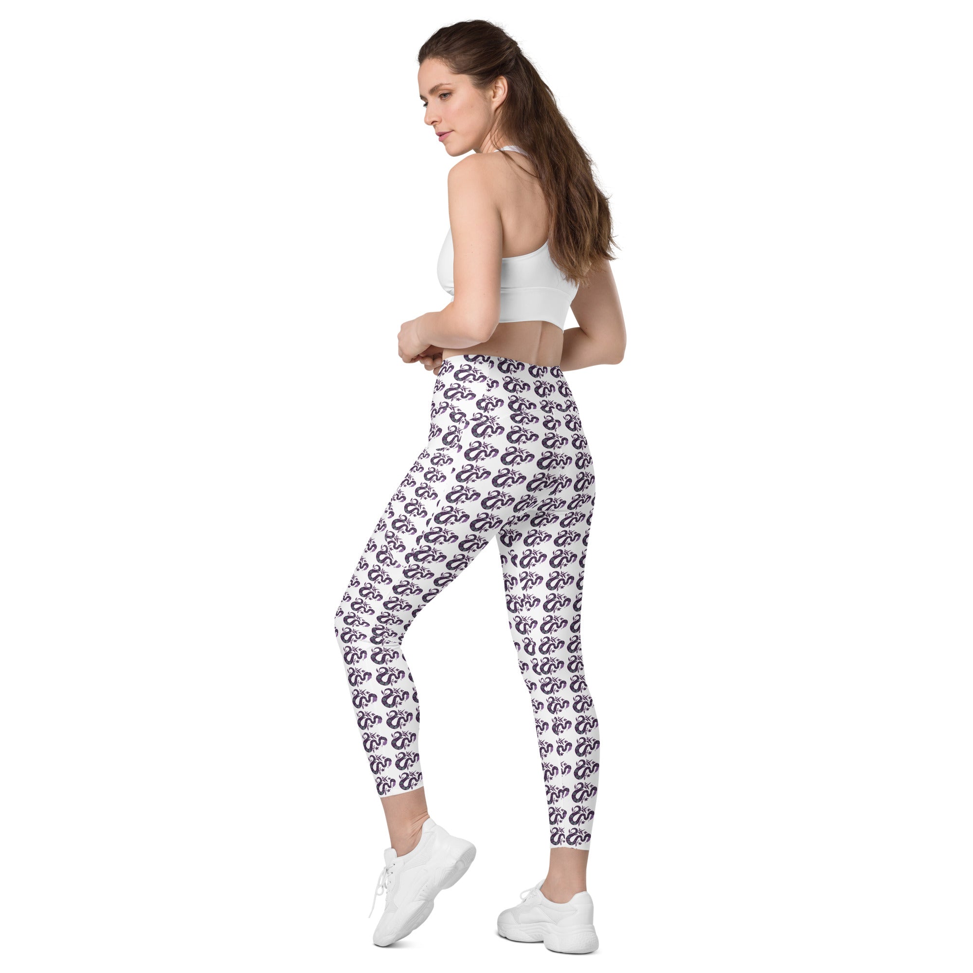 Snake Purple | Eco-Friendly | Leggings | TeeandTurtle | Sustainable