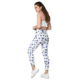 Blue Drops | Eco-Friendly | Leggings | TeeandTurtle | Sustainable