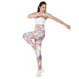 Waves Of Flowers | Eco-Friendly | Leggings | TeeandTurtle | Sustainable