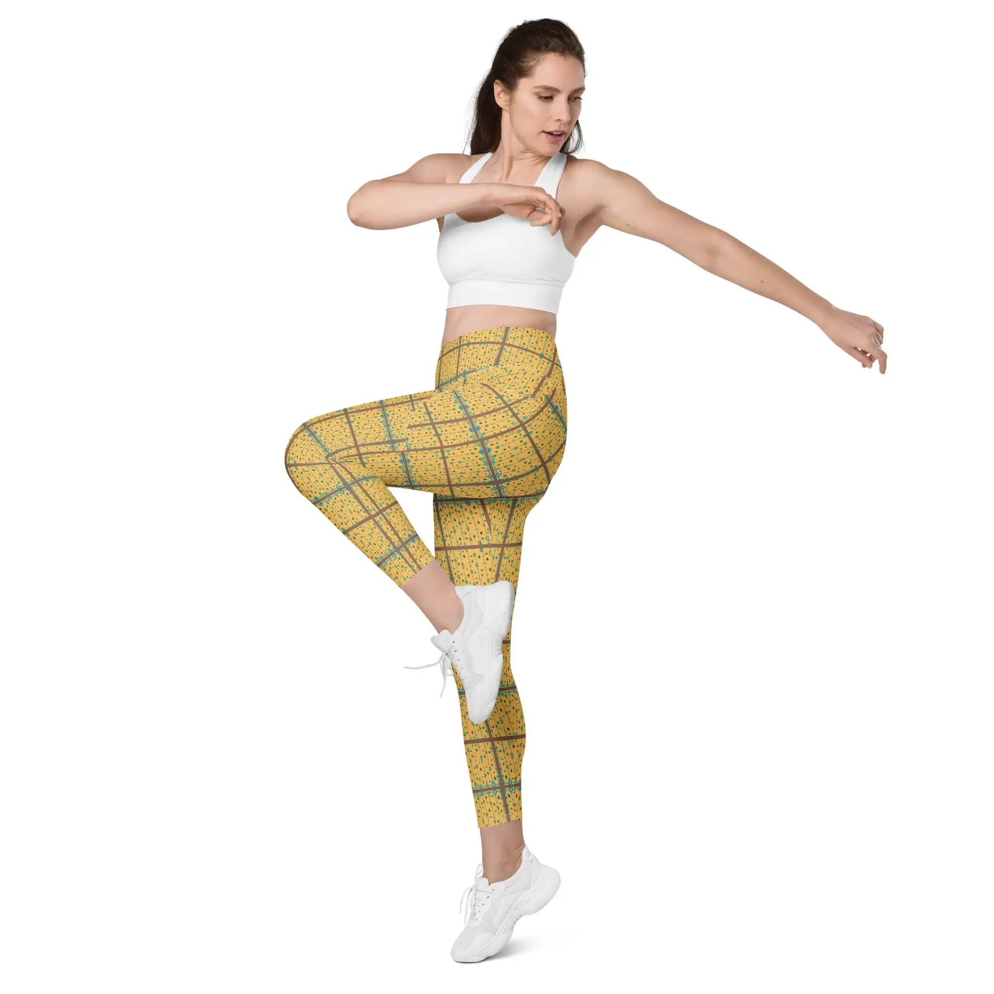 Blue Mangos | Eco-Friendly | Leggings | TeeandTurtle | Sustainable