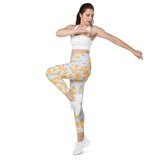 Florosent Bright Flowers | Eco-Friendly | Leggings | TeeandTurtle | Sustainable