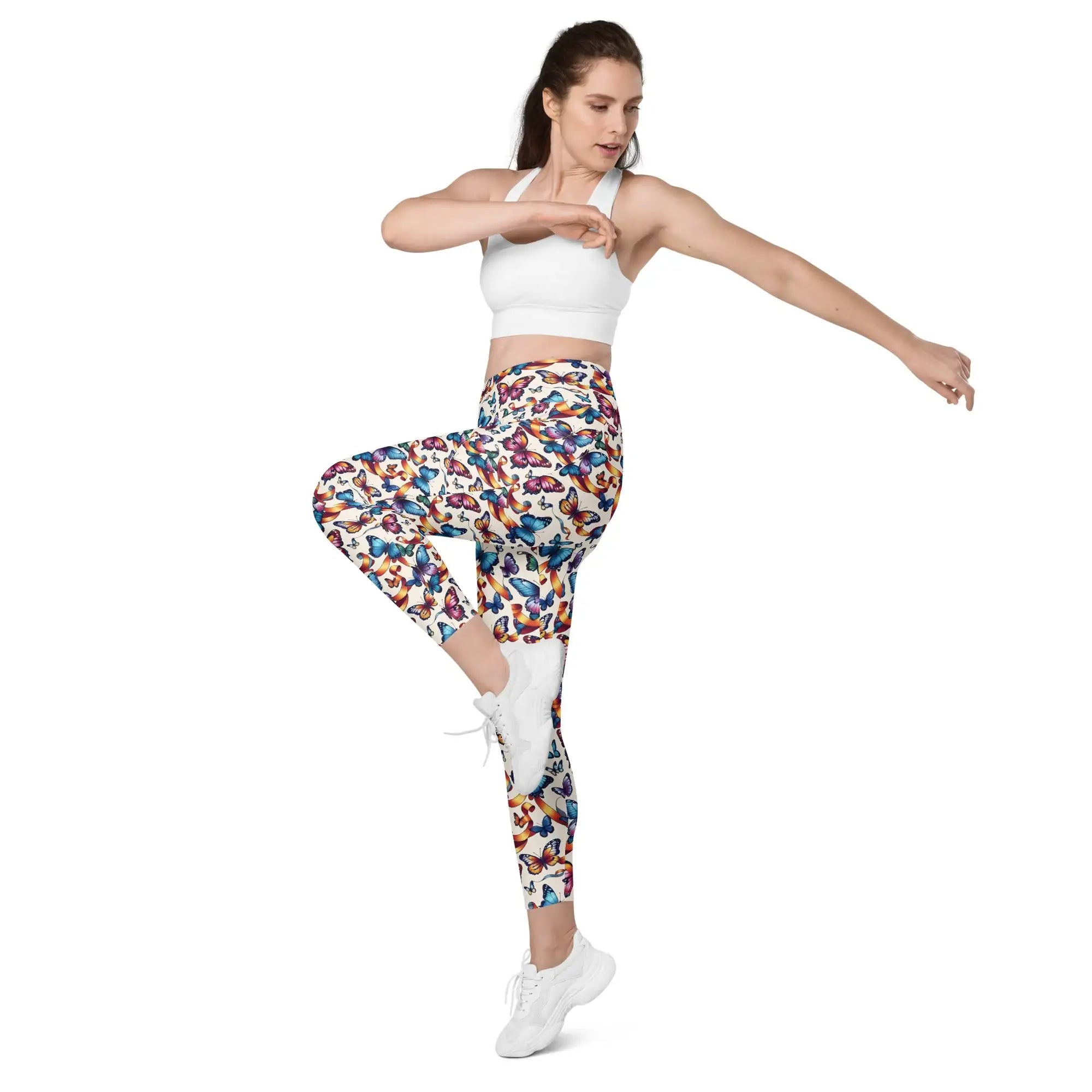 Butterfly Party | Eco-Friendly | Leggings | TeeandTurtle | Sustainable