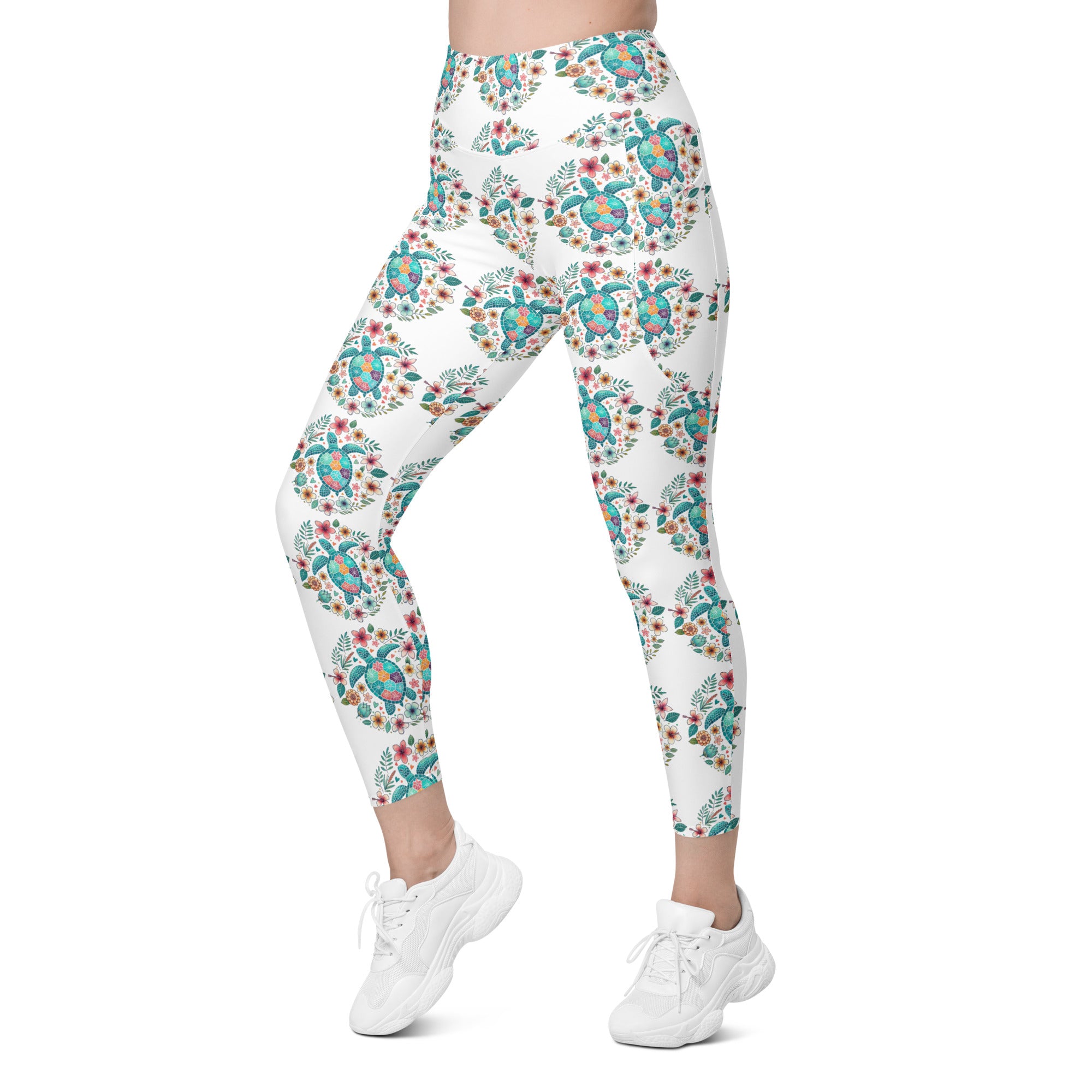 Sea Turtle | Eco-Friendly | Leggings | TeeandTurtle | Sustainable
