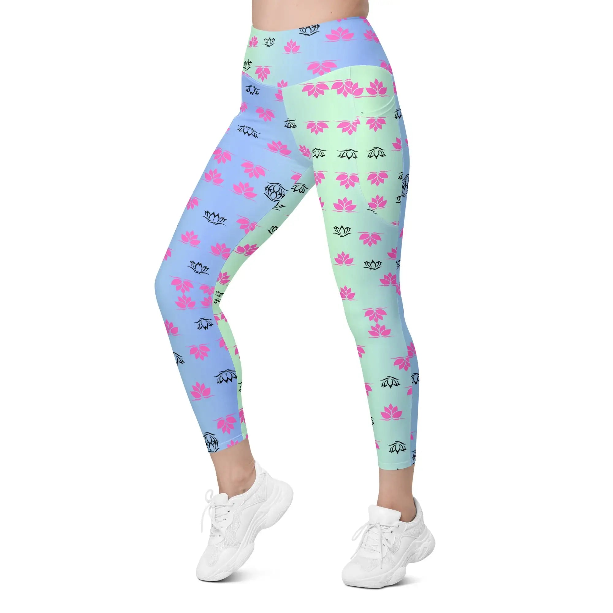 Lotus Gradiant | Eco-Friendly | Leggings | TeeandTurtle | Sustainable