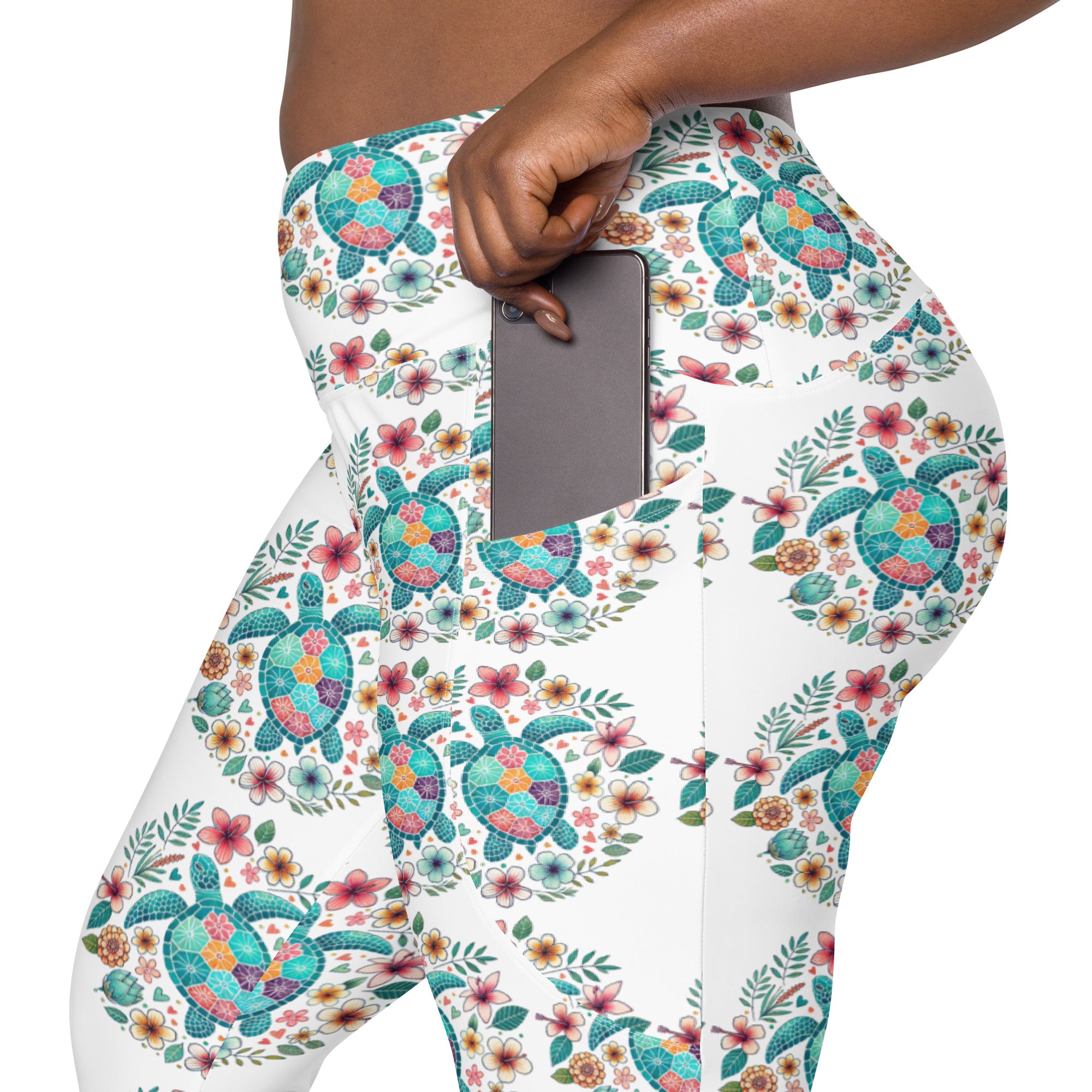 Sea Turtle | Eco-Friendly | Leggings | TeeandTurtle | Sustainable