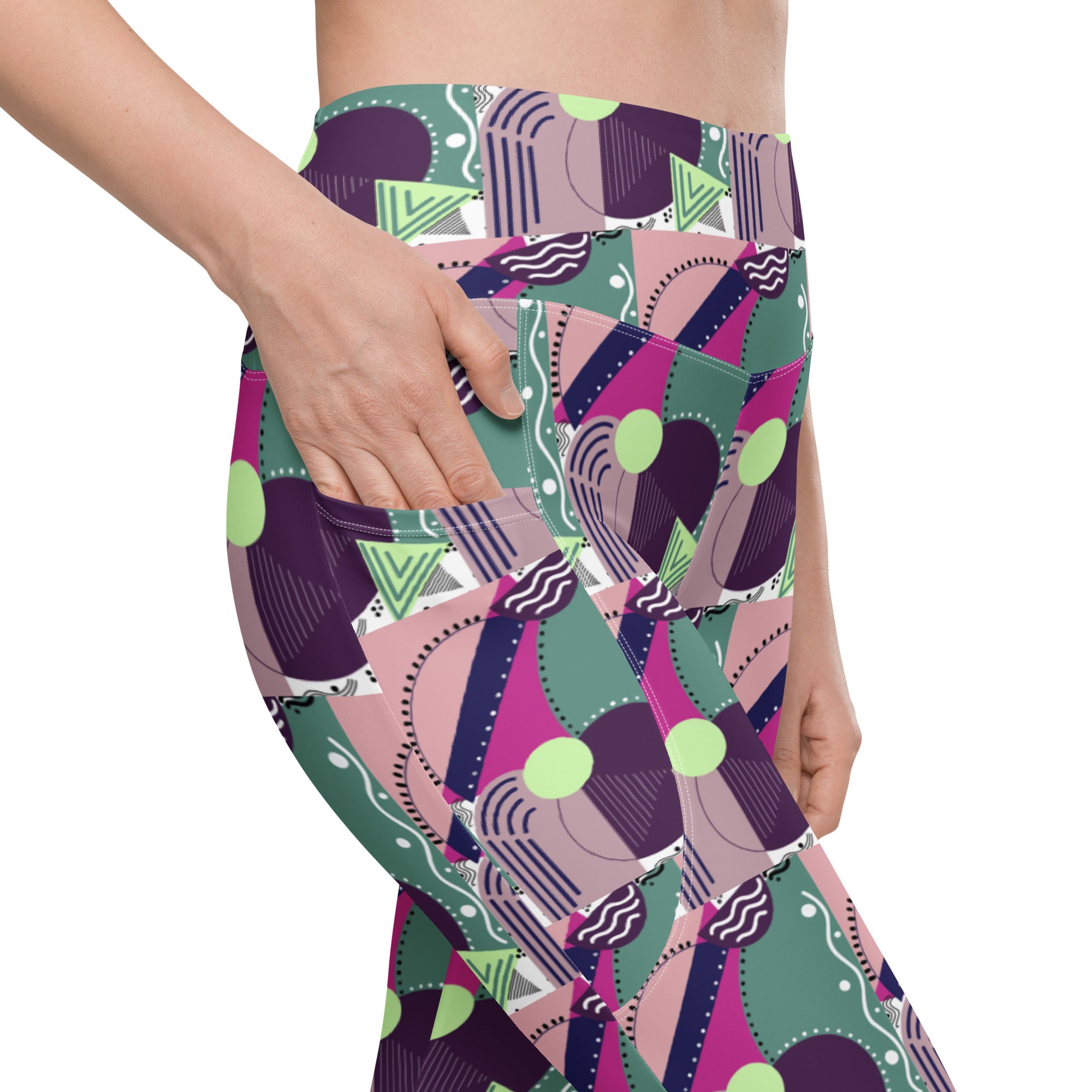 Geometrical | Eco-Friendly | Leggings | TeeandTurtle | Sustainable