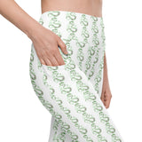 Snake Light Green | Eco-Friendly | Leggings | TeeandTurtle | Sustainable