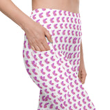 Pink Feather | Eco-Friendly | Leggings | TeeandTurtle | Sustainable
