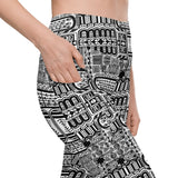 Black Aztek | Eco-Friendly | Leggings | TeeandTurtle | Sustainable
