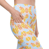 Florosent Bright Flowers | Eco-Friendly | Leggings | TeeandTurtle | Sustainable