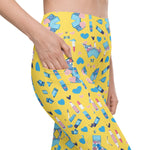 Glamour In Yellow | Eco-Friendly | Leggings | TeeandTurtle | Sustainable