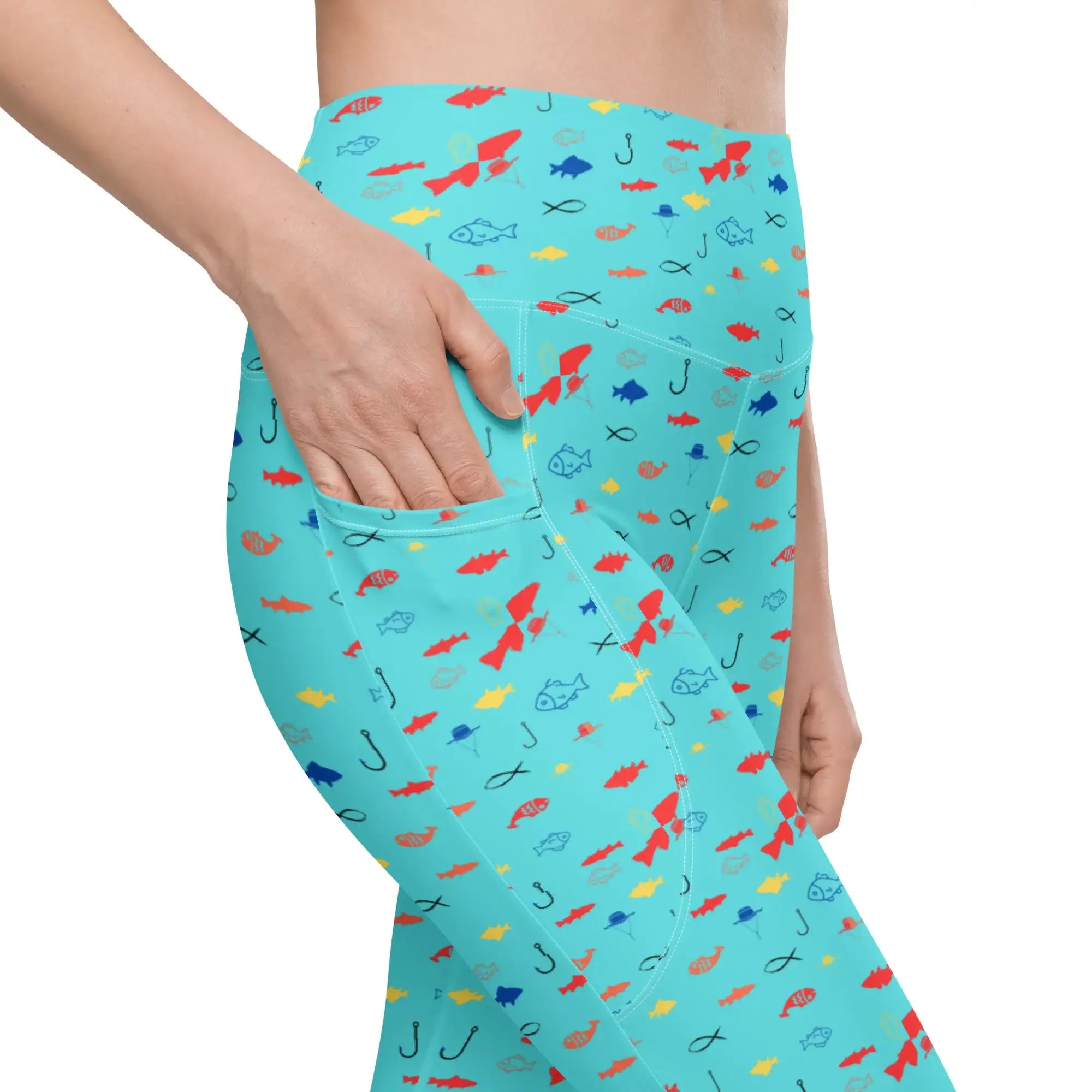 Fish Fiesta 2 | Eco-Friendly | Leggings | TeeandTurtle | Sustainable