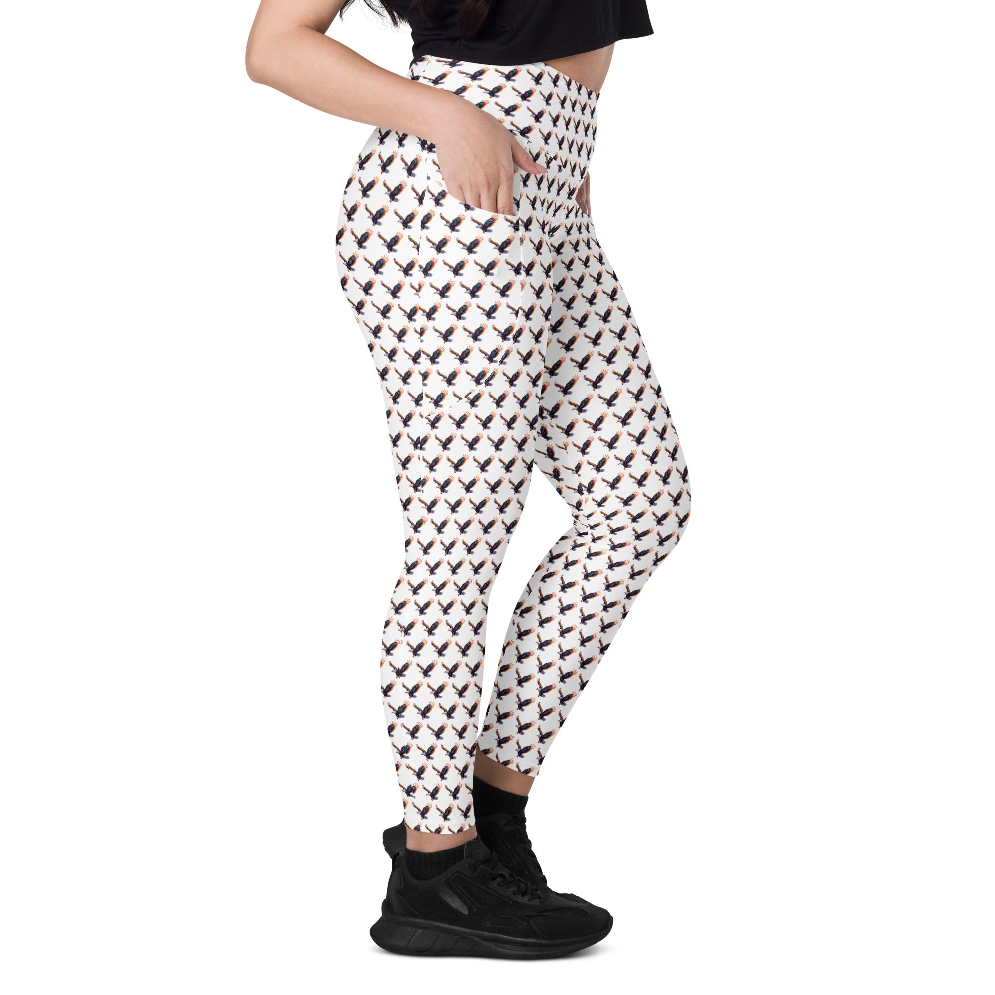 Rainbow Falcon | Eco-Friendly | Leggings | TeeandTurtle | Sustainable