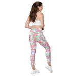 Waves Of Flowers | Eco-Friendly | Leggings | TeeandTurtle | Sustainable