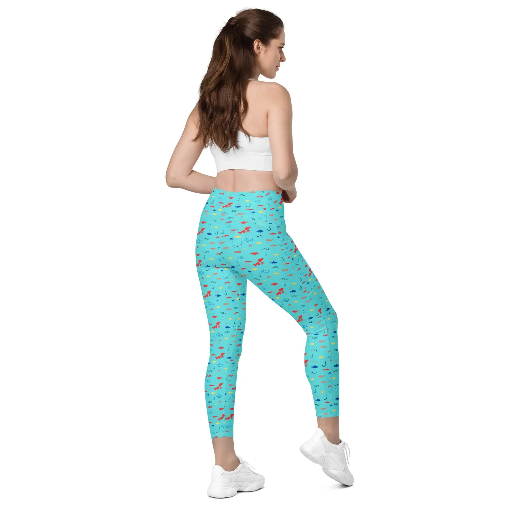 Fish Fiesta 2 | Eco-Friendly | Leggings | TeeandTurtle | Sustainable