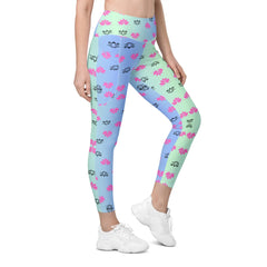 Lotus Gradiant | Eco-Friendly | Leggings | TeeandTurtle | Sustainable