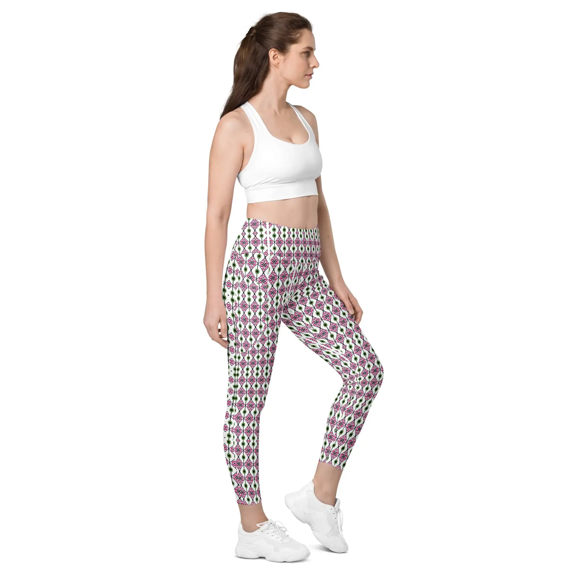 Green Diamonds | Eco-Friendly | Leggings | TeeandTurtle | Sustainable