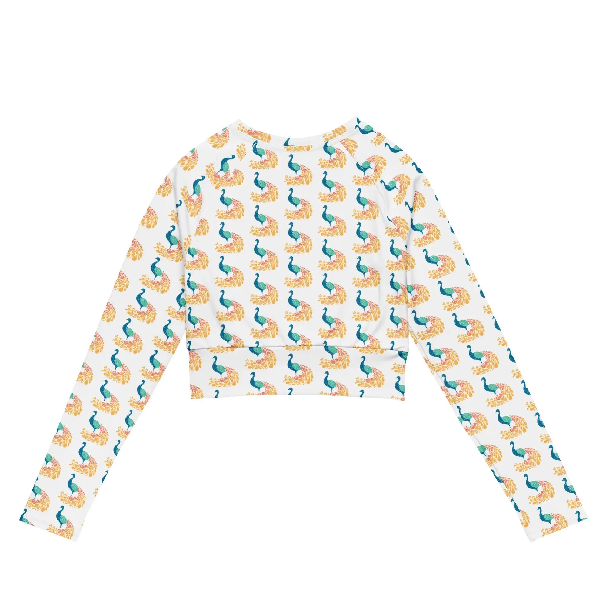 Peacock | Eco-Friendly | Crop Top | TeeandTurtle | Sustainable