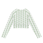 Snake Light Green | Eco-Friendly | Crop Top | TeeandTurtle | Sustainable