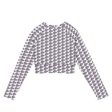 Snake Purple | Eco-Friendly | Crop Top | TeeandTurtle | Sustainable