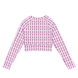 Pink Feather | Eco-Friendly | Crop Top | TeeandTurtle | Sustainable