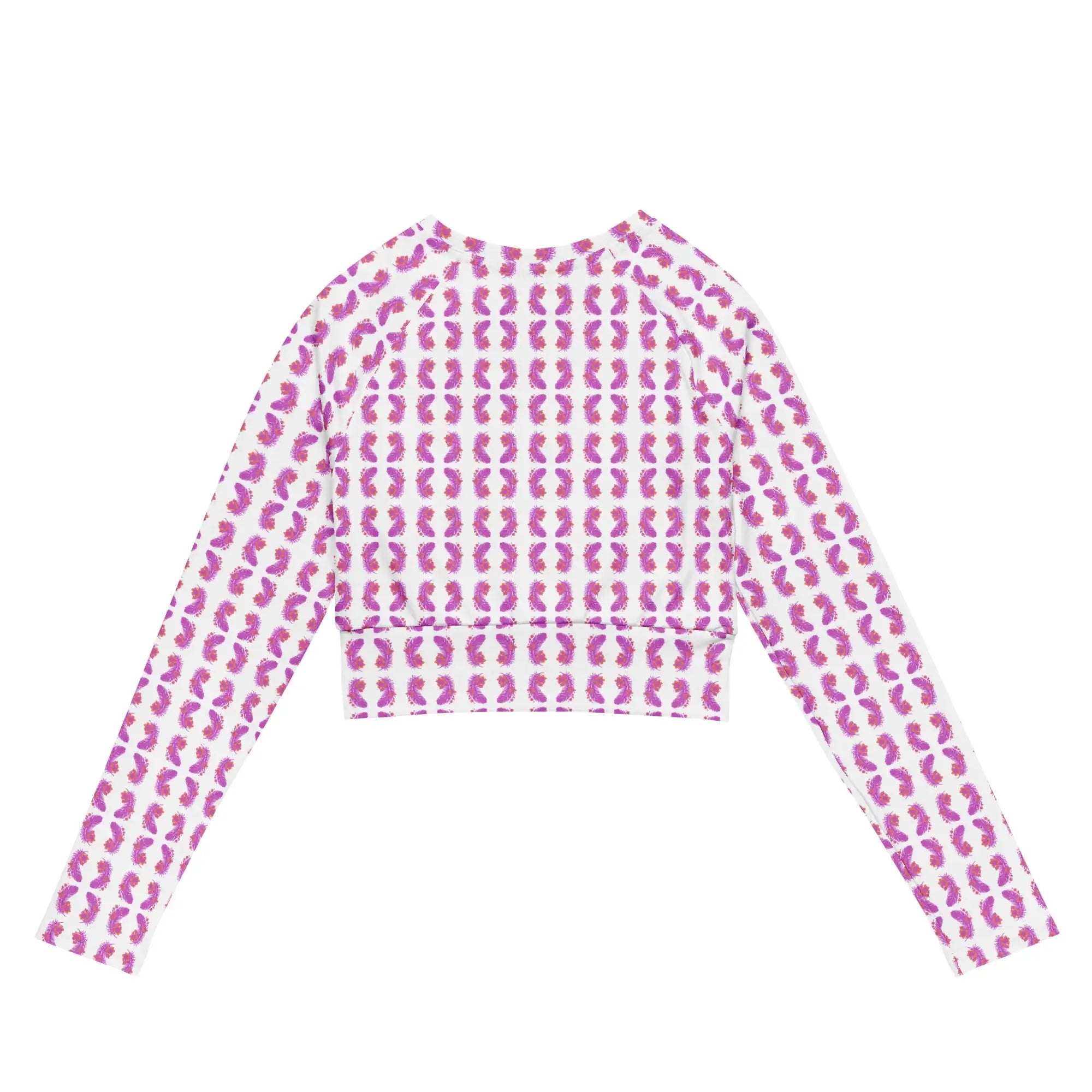 Pink Feather | Eco-Friendly | Crop Top | TeeandTurtle | Sustainable