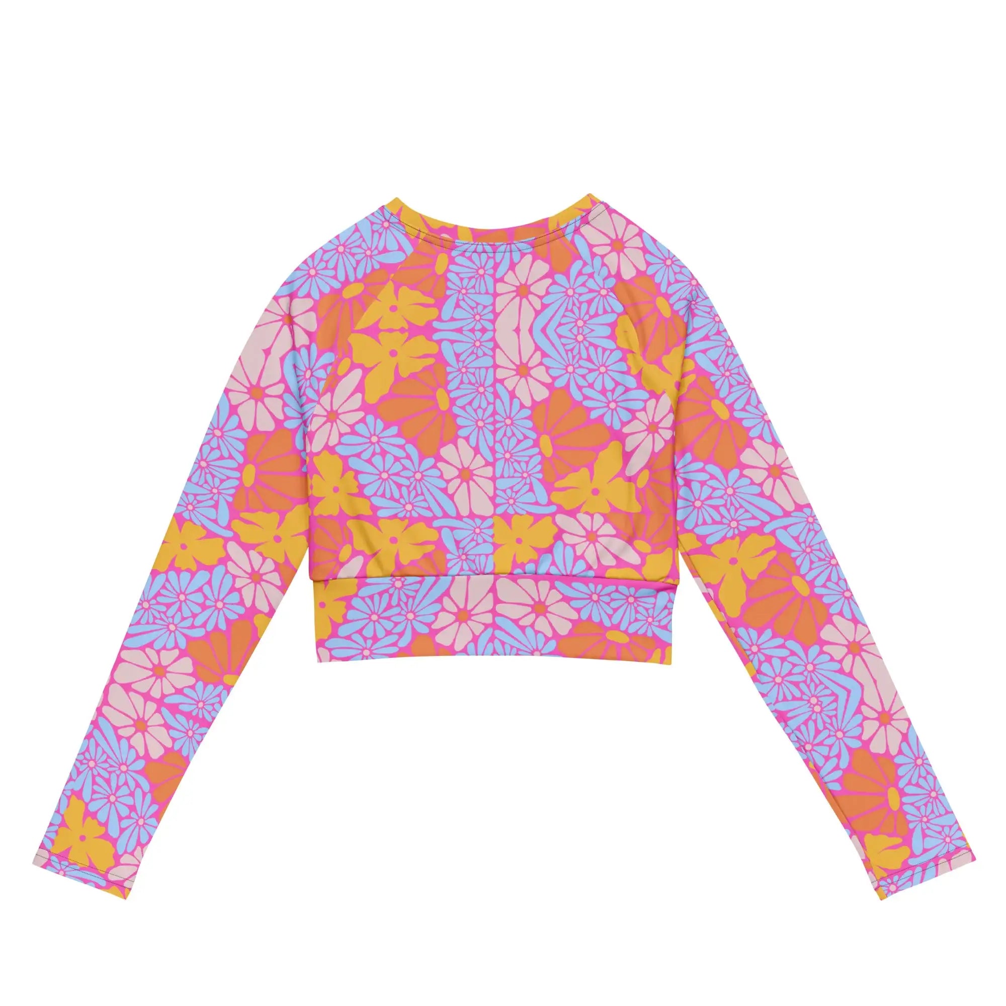 Bright Floral | Eco-Friendly | Crop Top | TeeandTurtle | Sustainable