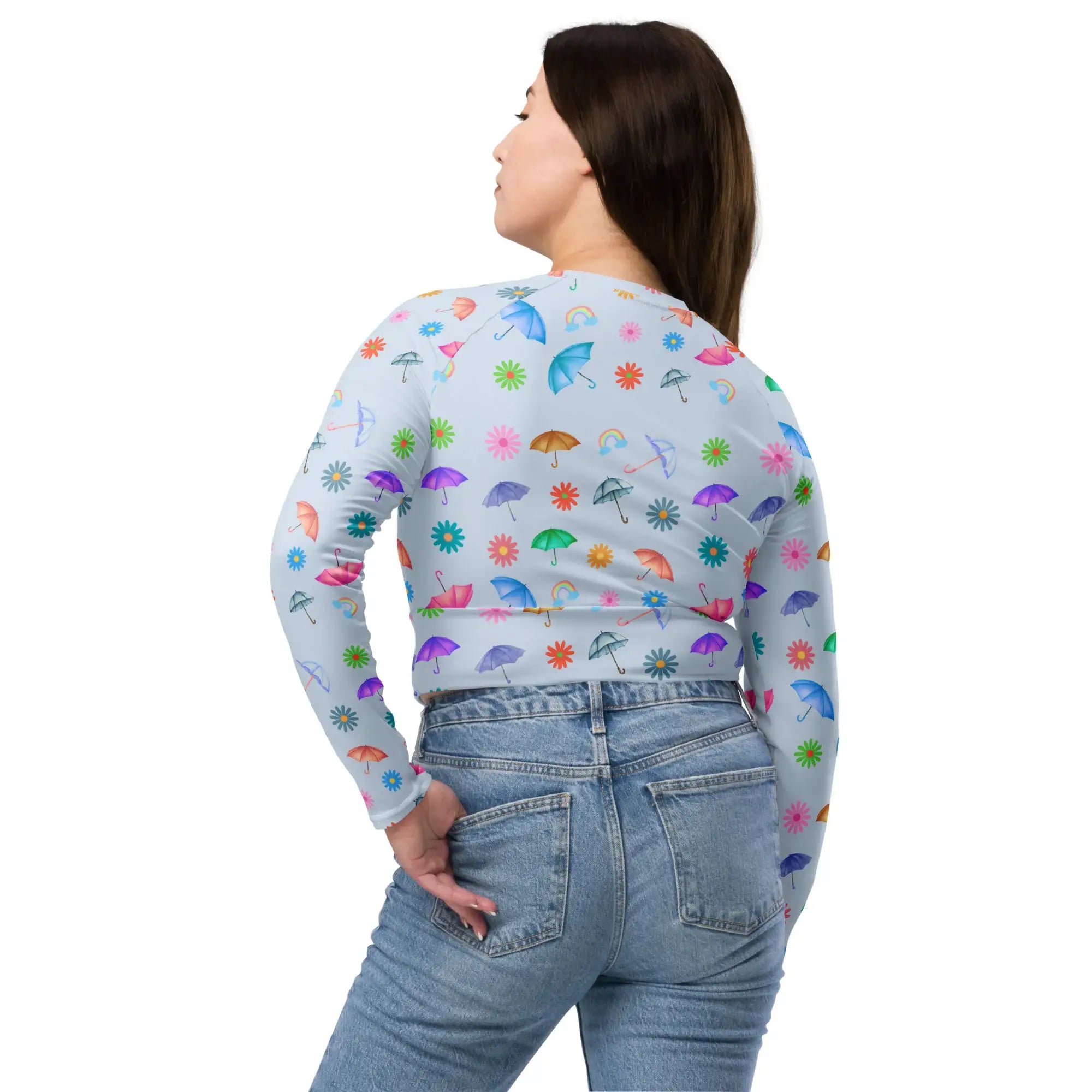 Flying Umbrella | Eco-Friendly | Crop Top | TeeandTurtle | Sustainable