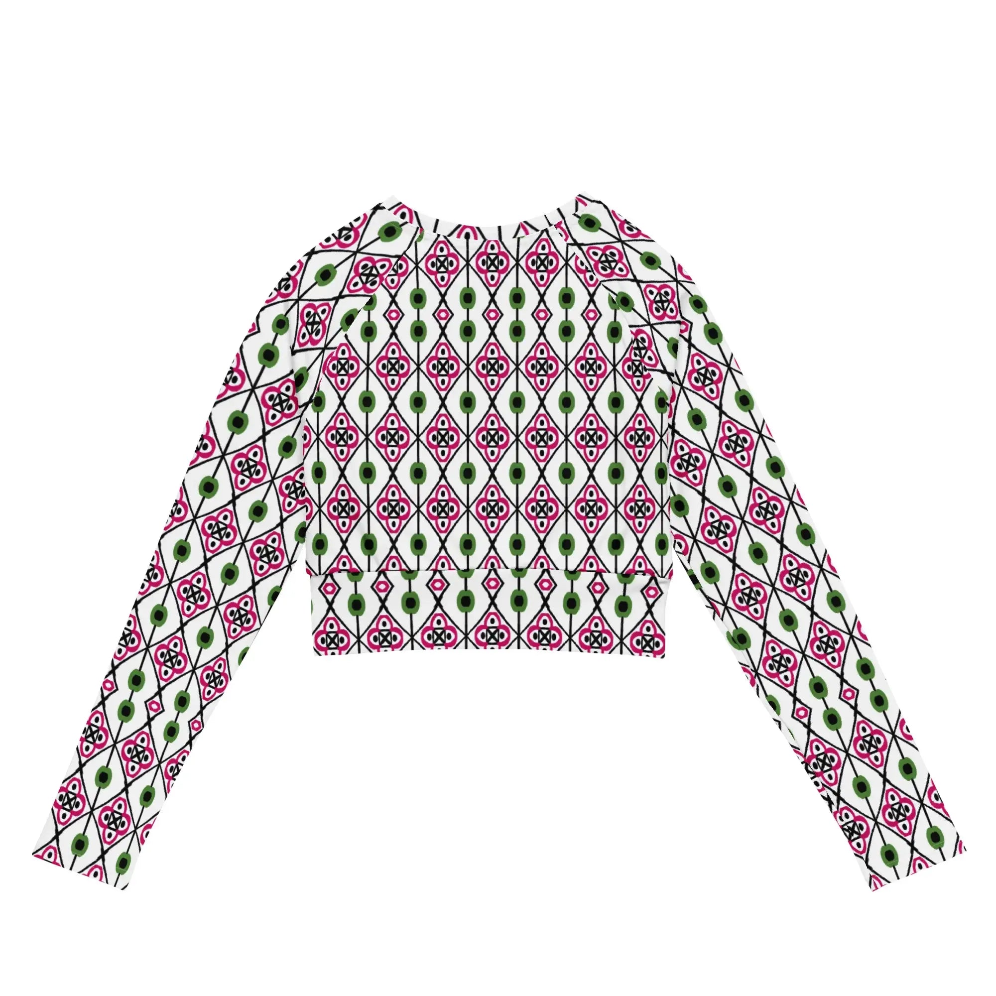 Green Diamonds | Eco-Friendly | Crop Top | TeeandTurtle | Sustainable