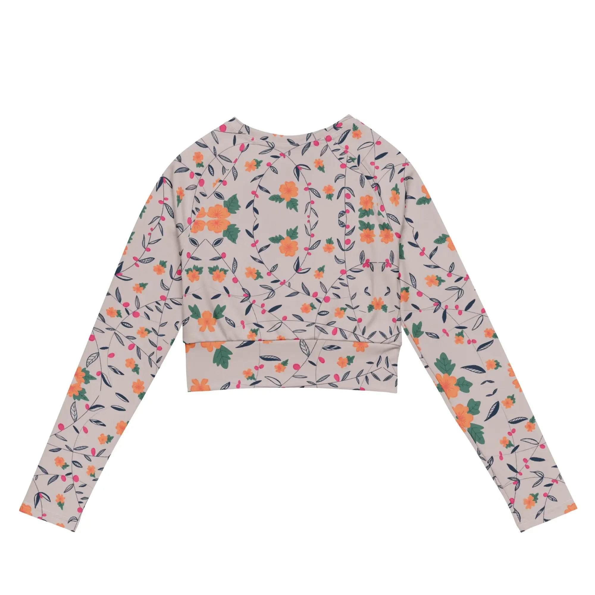 Floral Vines | Eco-Friendly | Crop Top | TeeandTurtle | Sustainable