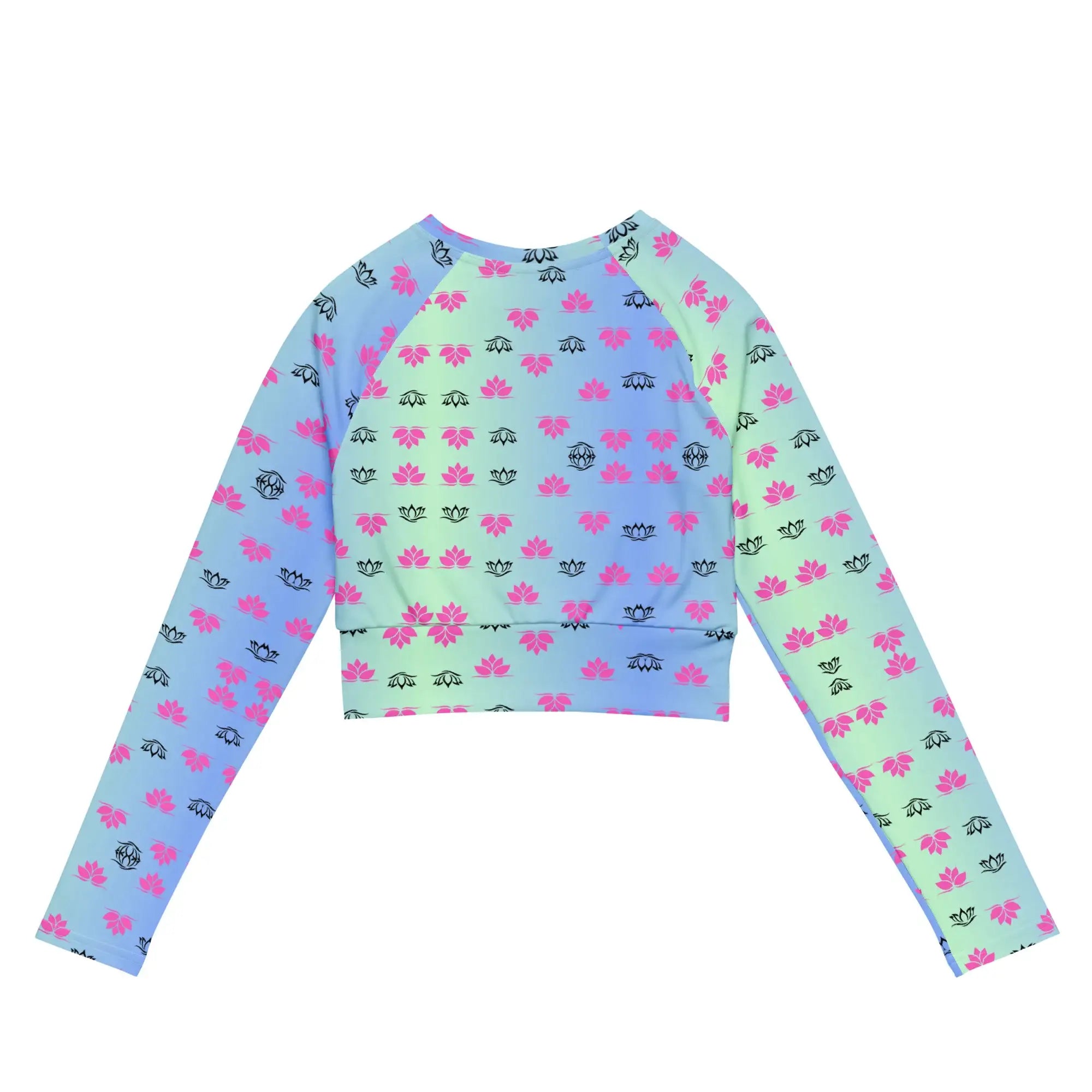 Lotus Gradiant | Eco-Friendly | Crop Top | TeeandTurtle | Sustainable