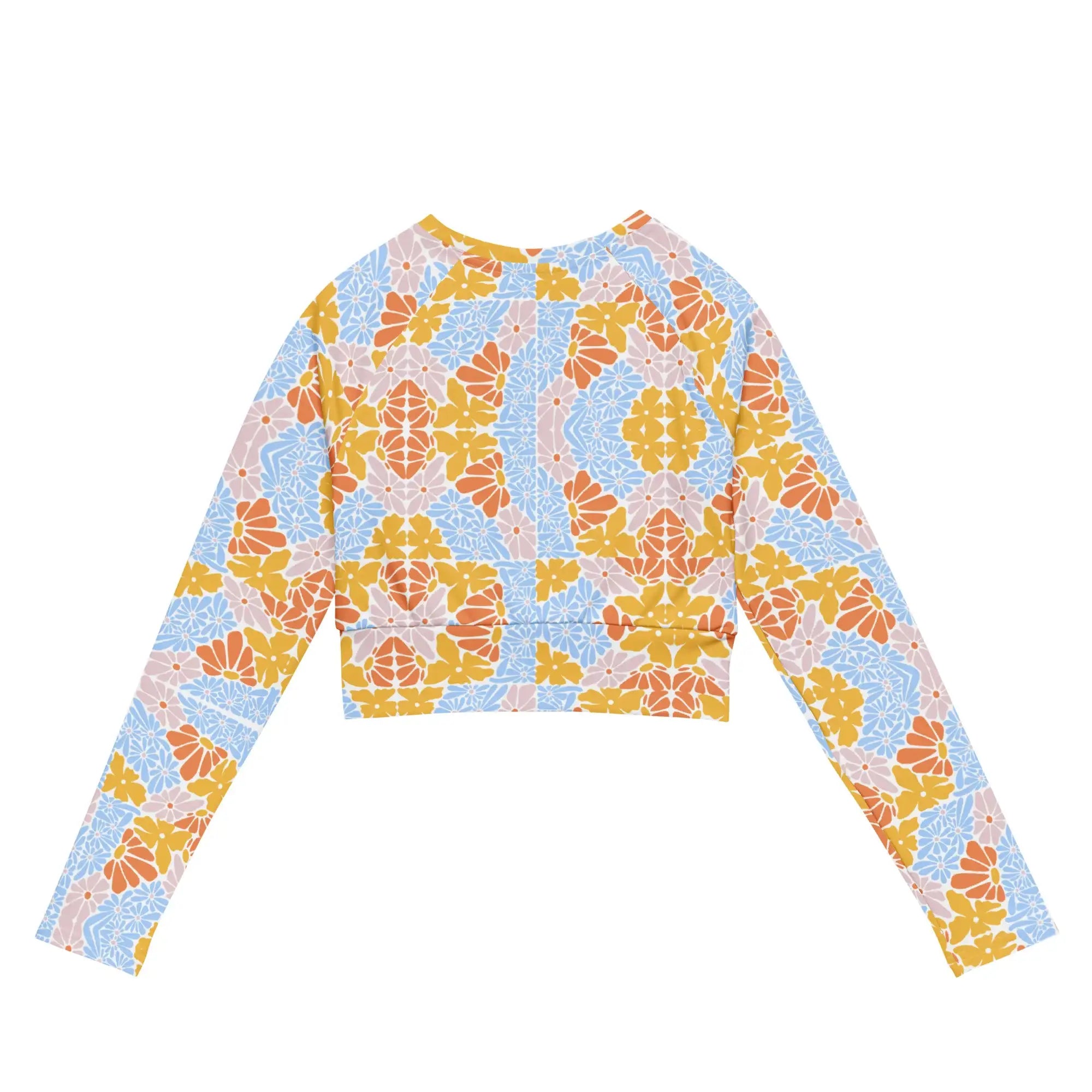 Florosent Bright Flowers | Eco-Friendly | Crop Top | TeeandTurtle | Sustainable