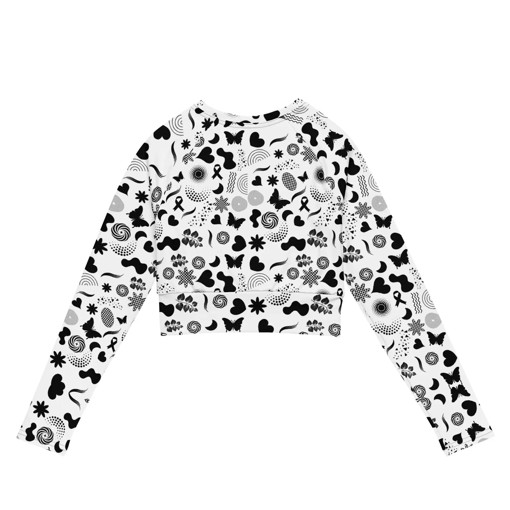 Black Garden | Eco-Friendly | Crop Top | TeeandTurtle | Sustainable